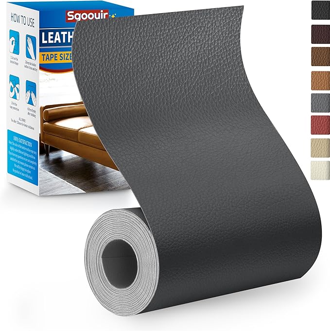 Leather Repair Patch Tape Kit, Vinyl Leather Repair Kit