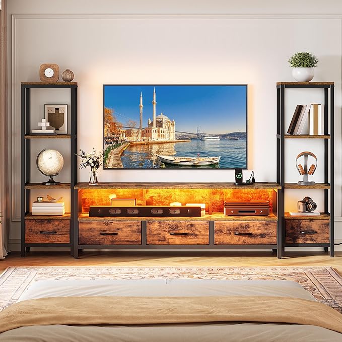 YITAHOME TV Stands for 65 inch TV Entertainment Center