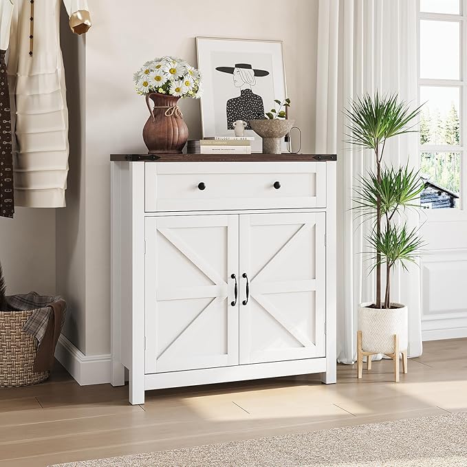Semiocthome Farmhouse Sideboard Buffet Cabinet