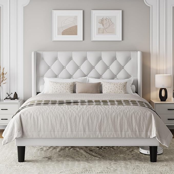 Einhomn Queen Size Platform Bed Frame