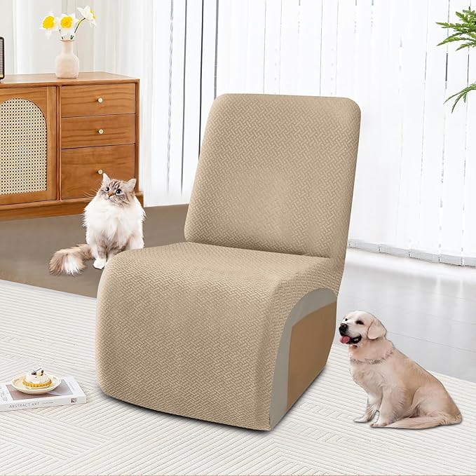 ALIECOM 100% Waterproof Recliner Sectional Couch Covers L Shape Stretch Corner
