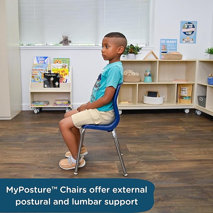 Children’s Factory MyPosture Plus 10" Chair, 2 Pack, Stackable Ergonomic