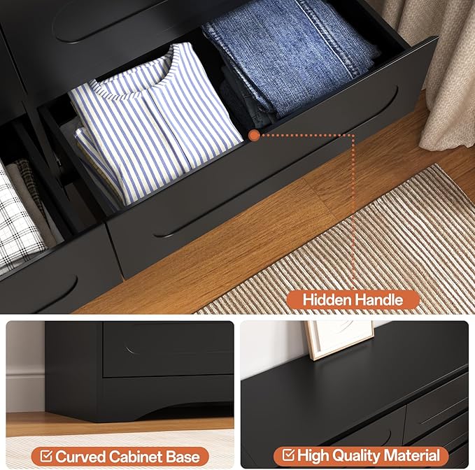 3 Piece Bedroom Set, Dresser and Nightstand Sets