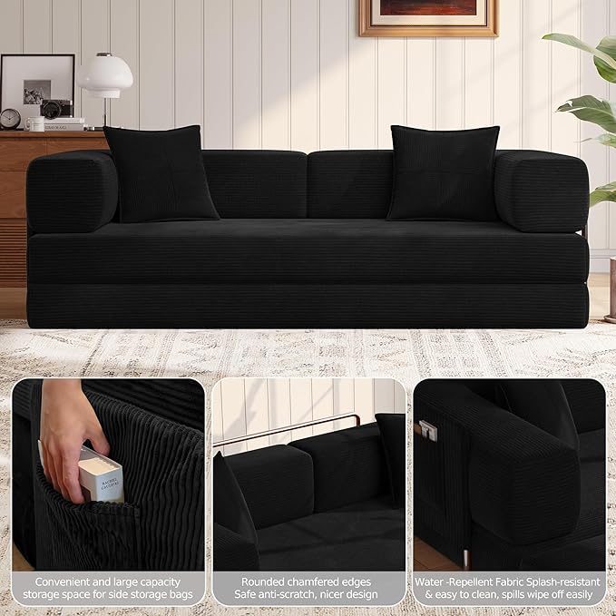 MoonSpeak 78.8''Sleeper Couch Bed