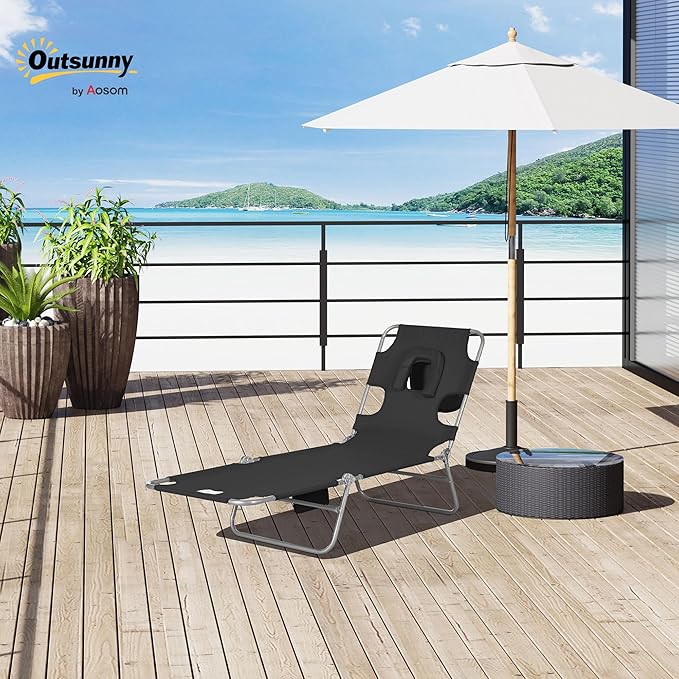 Outsunny Chaise Lounge Chair Outdoor