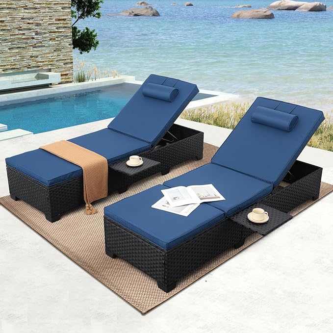 WAROOM Outdoor Chaise Lounge Chairs