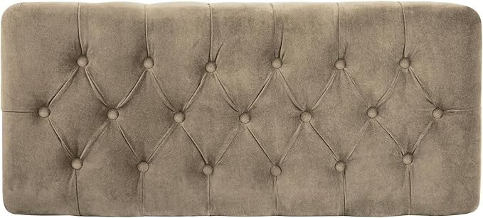 Homepop Home Decor | Tufted Ainsley Button Storage Ottoman Bench