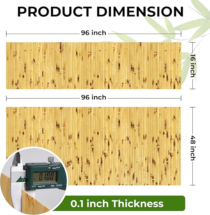 Bamboo Wall Panel, Peel and Stick wall Panels, paneles decorativos para pared