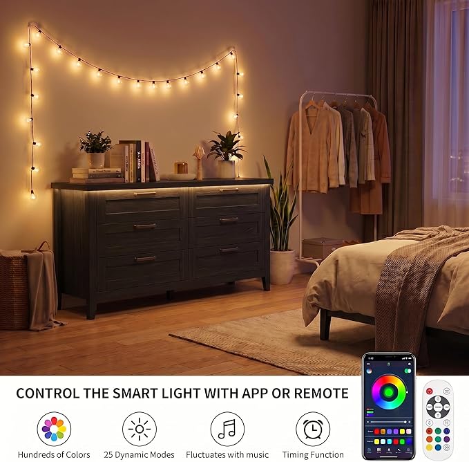 GarveeLife 6 Drawer Dresser