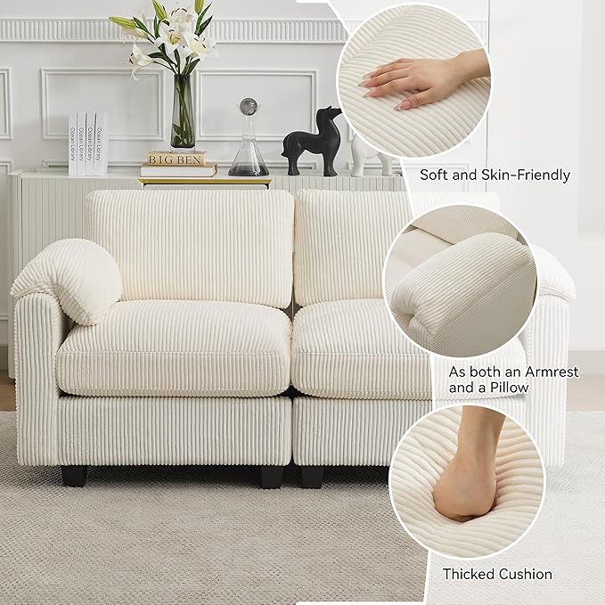 114'' U-Shaped Sectional Couch