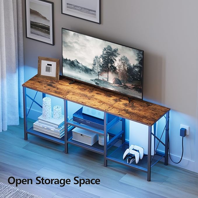 JARHETUN TV Stand with LED Lights