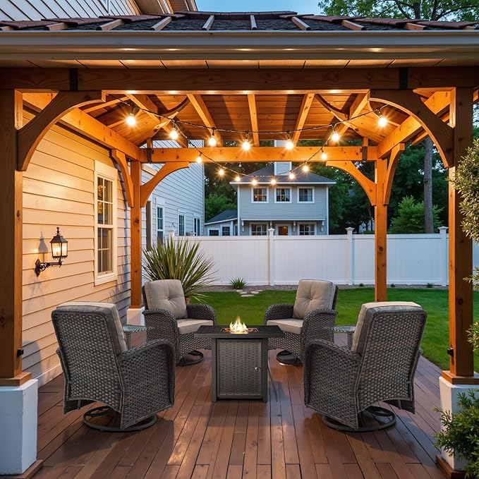 Belord 7 Piece Wicker Patio Furniture Set