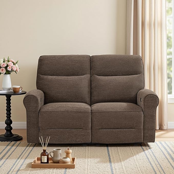 MCombo 64.6" Wall Hugger Power Loveseat Recliner Sofa