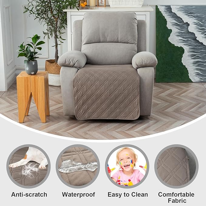 Genina Waterproof Recliner Chair Covers, Recliner Cover