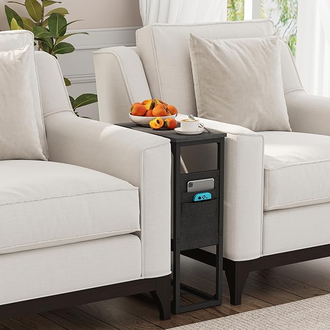 TUTOTAK C Shaped End Table, Side Table
