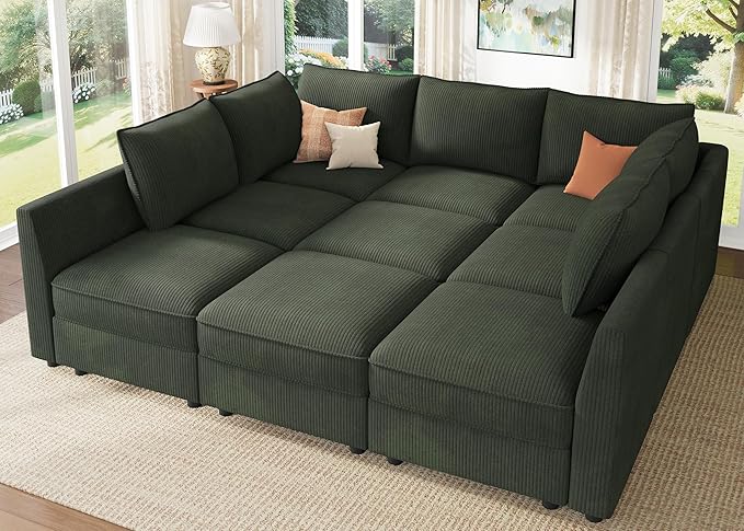 HONBAY Modular Sectional Sleeper Sofa