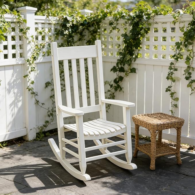 Oversized Outdoor Wooden Rocking Chair