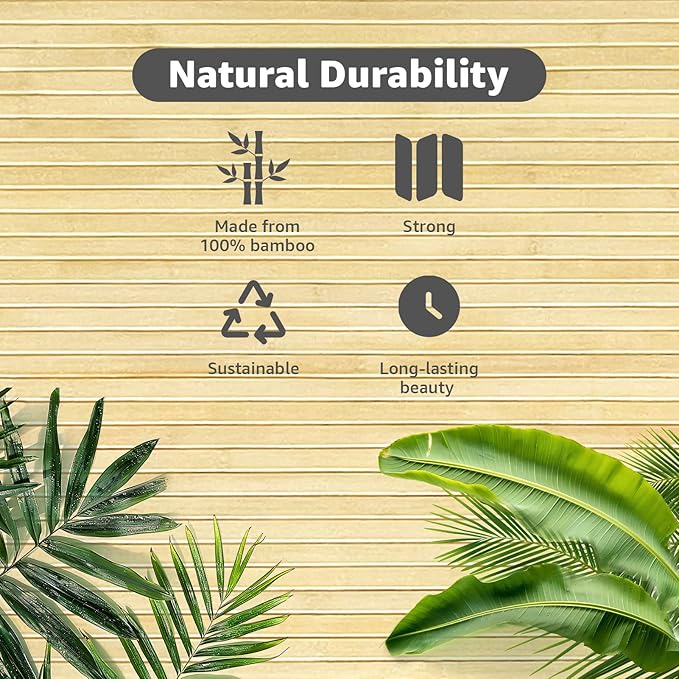 Art3d Natural Bamboo Wall Panel