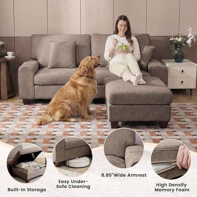 DOPEDIO L-Shaped Sectional Sofa