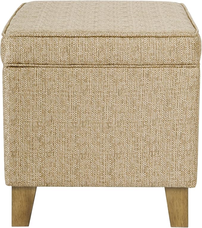 Homepop Home Decor | Medium Square Storage Ottoman