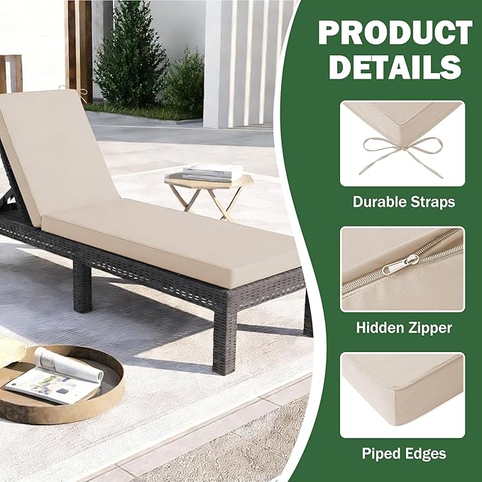 Chaise Lounge Cushions Outdoor, Outdoor Chaise Cushion