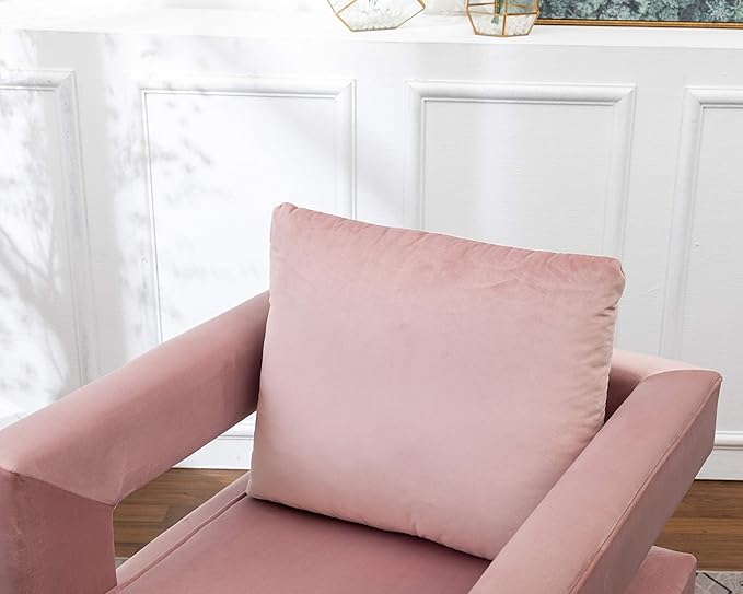 Roundhill Furniture Lenola Upholstered Accent Arm Chair