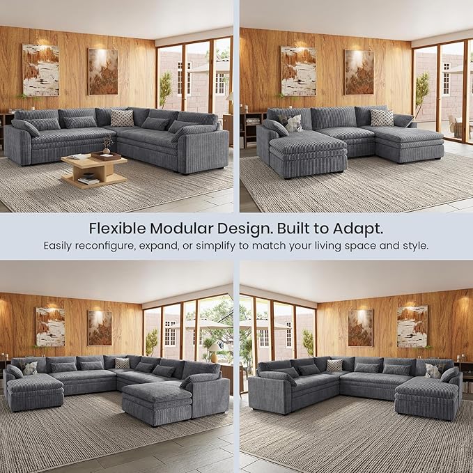 Belffin Large Modular Sectional Sofa