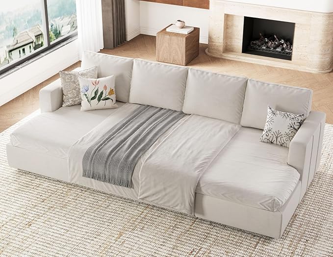 Belffin Modular Sectional Sleeper Sofa Bed