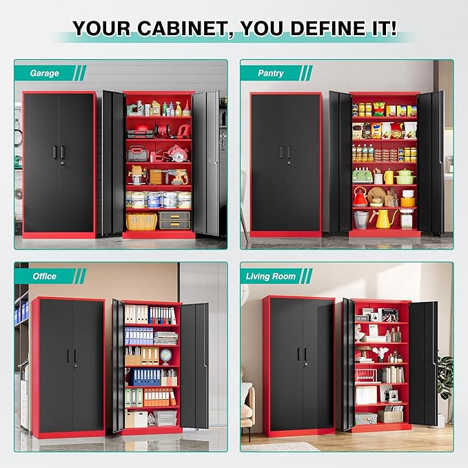6 Tier Garage Storage Cabinet