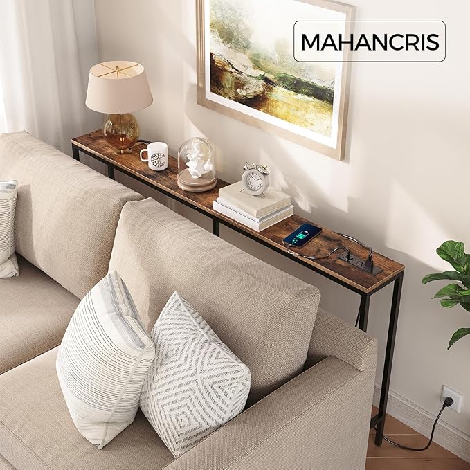 MAHANCRIS 63'' Skinny Console Table