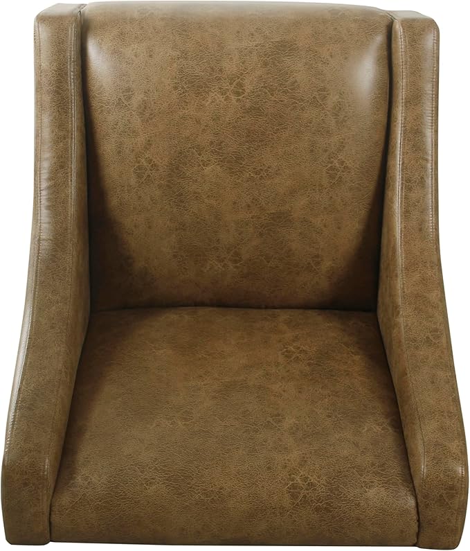HomePop Modern Swoop Arm Accent Chair