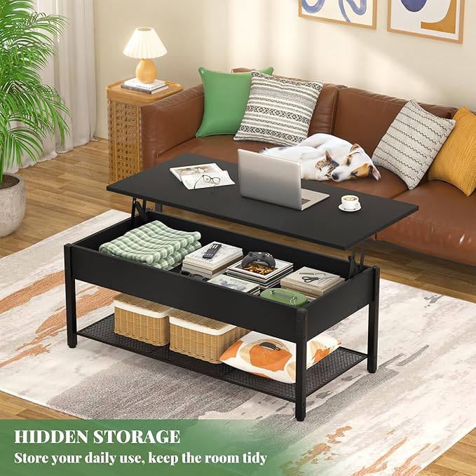 Homieasy 41.7" Lift Top Coffee Table