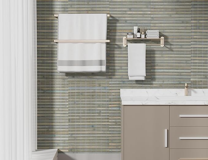 SINGULARWOOD Bamboo Wall Panel for Home Decor, Wall Cladding and Covering