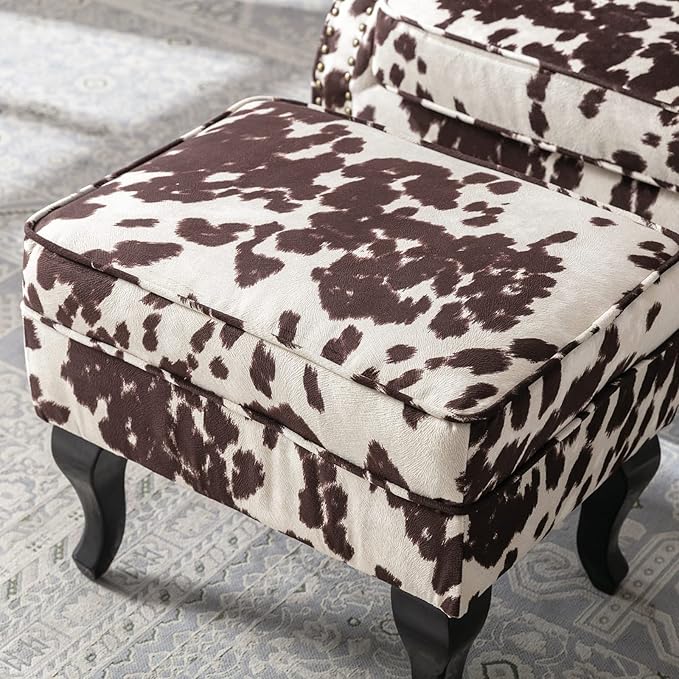 Mid Century Modern Accent Chair Upholstered Armchair Comfy Velvet Tufted