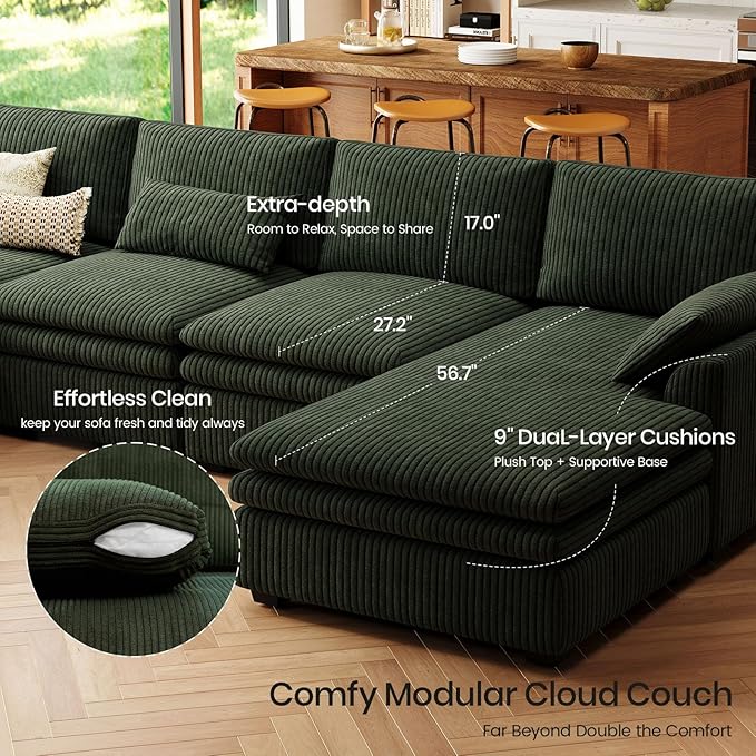 Belffin Large Modular Sectional Sofa