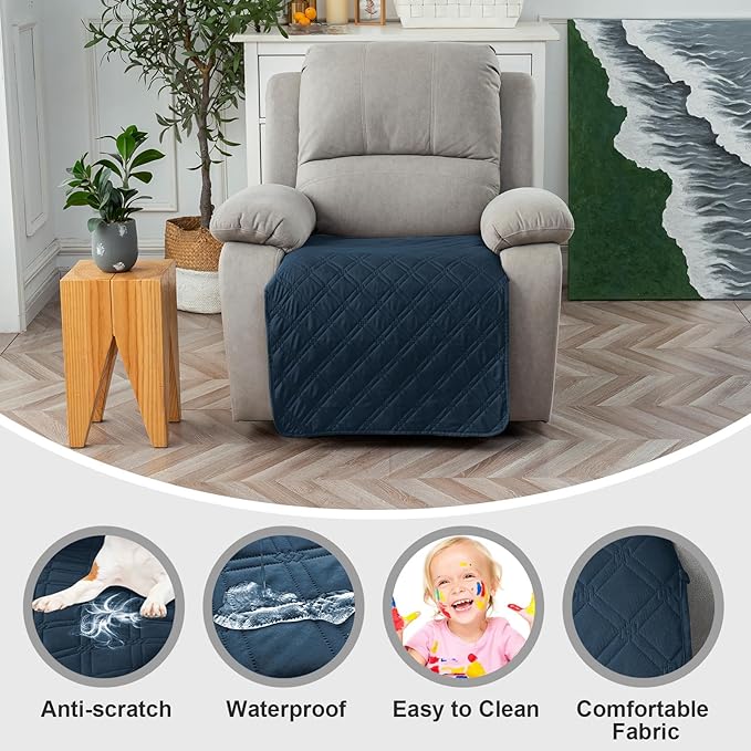 Genina Waterproof Recliner Chair Covers, Recliner Cover