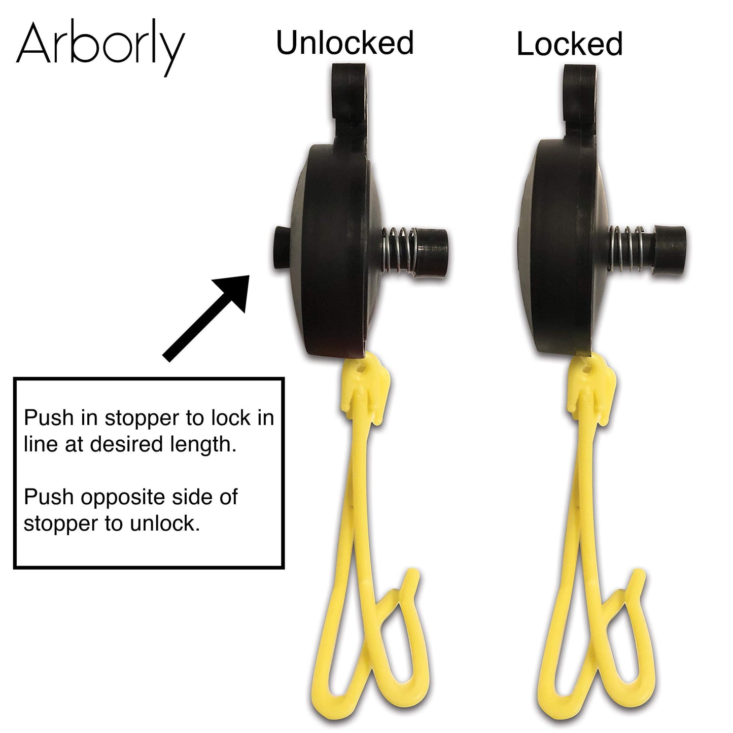 Plant Yoyo Hangers - 12 Pack - 2 Hooks - Plant Support for Stems & Branches with Heavy Buds, Colas, Flowers, Fruits & Vegetables - Great for Grow Tent, Grow Room, and Garden