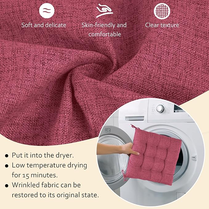 ELFJOY Rocking Chair Cushion Large Rocking Chair Pads