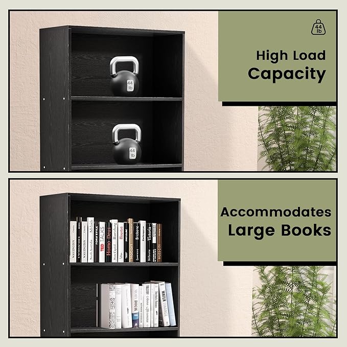 GRUSIGN 71" Tall 6-Tier Bookshelf, Large Open Display Bookcase