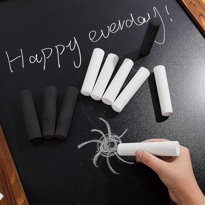 60 Pcs Sidewalk Chalk for Kids Jumbo Black White Washable Non Toxic Chalk for Classroom Outdoor Fun Creativity Art Play Painting on Chalkboard Playground Blackboard Easter Party