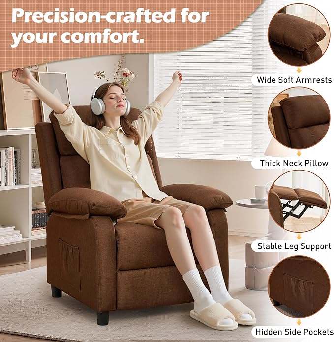 Korser Recliner Chair, Living Room Chairs