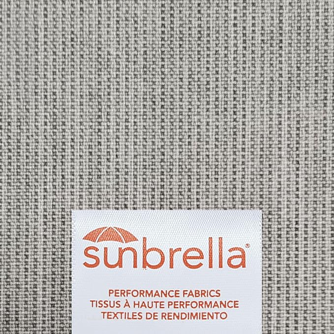 Sunbrella Outdoor Deep Seat & Back Cushion Set, 24 x 24 Inch Water Repellent