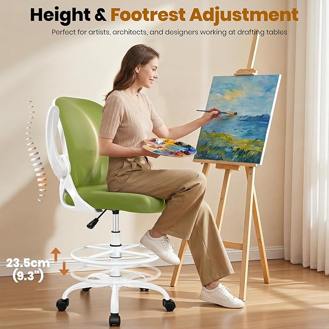 Primy Drafting Chair Tall Office Chair