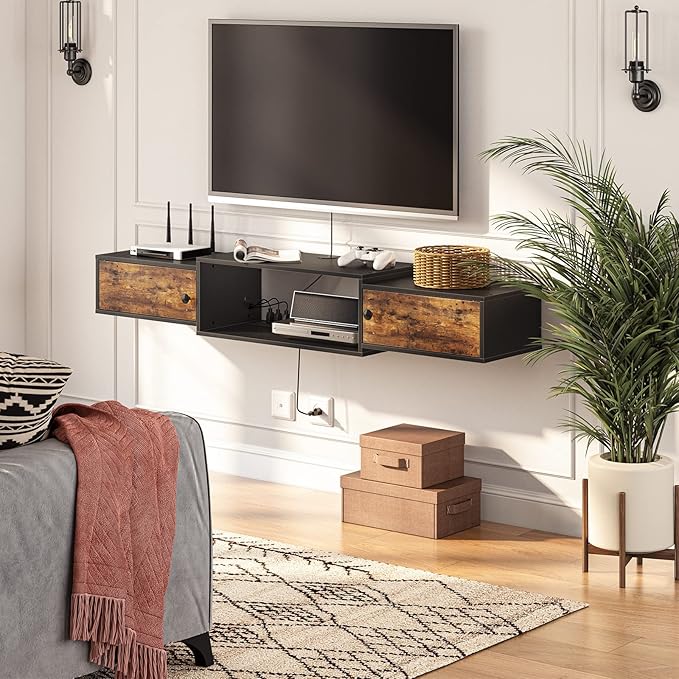 HOOBRO 55" Floating TV Stand