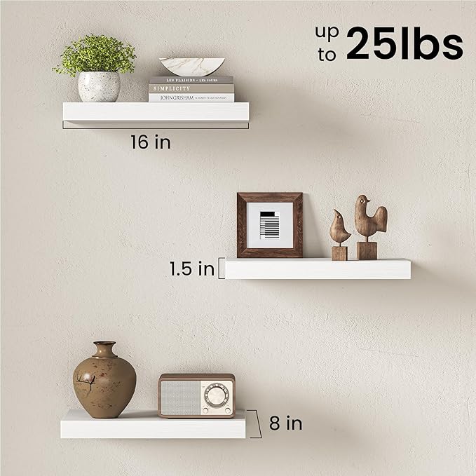 Fun Memories 16Inch Floating Shelves
