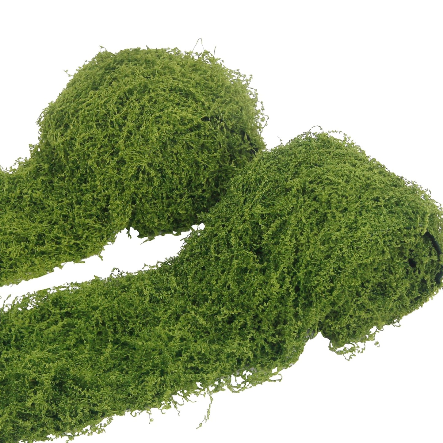 FAICOIA 2 Pcs Fake Moss Table Runner Rolls for Decoration 4" x 47" Artificial Moss for Plants Indoor Green Faux Grass for Planters Crafts DIY Table Centerpieces Fairy Garden Floral Wedding 10 x 120cm