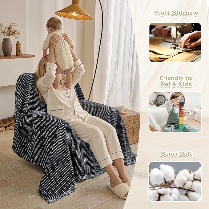 MYSKY HOME Oversized Armchair Couch Cover