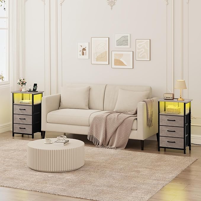 Vagusicc Night Stand Set 2