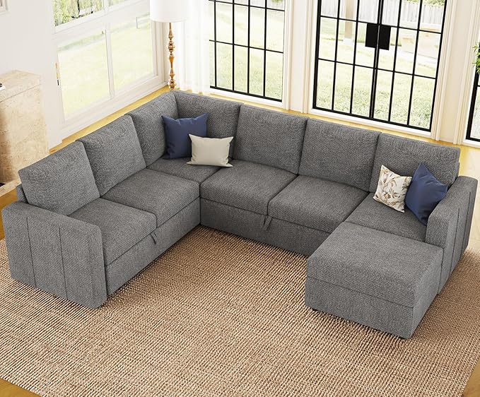 Belffin Modular Sectional Sleeper Sofa
