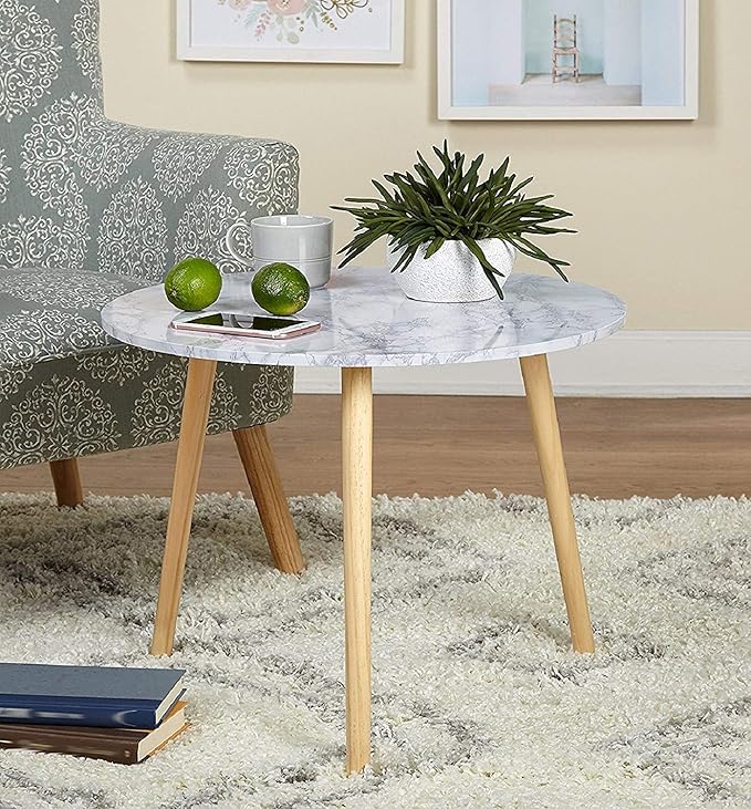 practicalWs Marble Wallpaper Granite White and Grey Paper Roll 23.6" x 118"